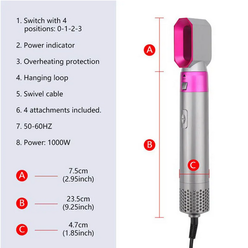 5 in 1 Hot Air Hair Styler Professional